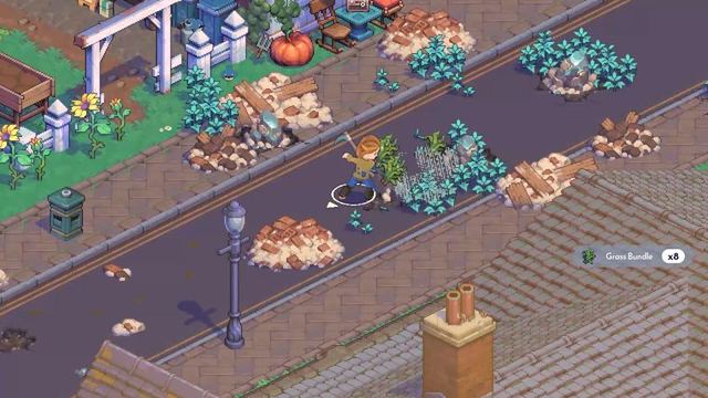 Village reconstruction: clearing the streets by hand screenshot